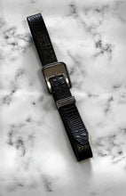 Cargar imagen en el visor de la galería, Cinturón Amapola Negro Gavial