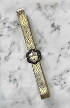 Cargar imagen en el visor de la galería, Cinturón Azalea dorado croco