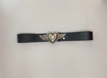 Cargar imagen en el visor de la galería, Cinturón Angel Pecador Negro Liso