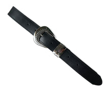 Cargar imagen en el visor de la galería, Cinturón Anastasia Negro liso